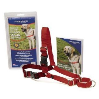 Premier Easy Walk Dog Harness   Medium/RED   Stops Pulling!