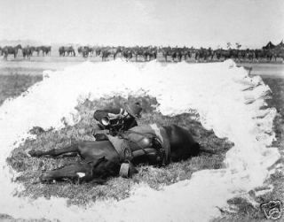 Spanish American War 1898 Cavalry Bugler Horse
