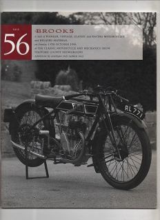 BROOKS STAFFORD MOTORCYCLE AUCTION CATALOGUE 13/10/96