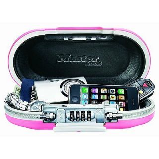 Lock Personal Travel Pink Safe w/ Combination Lock Water Resistant NEW