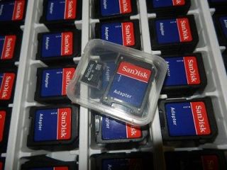 Genuine SanDisk Micro SD SDHC TF Adapter Card + Box Case