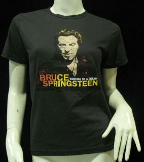 Bruce Springsteen working on a dream Vintage Rock Retro T Shirt Women