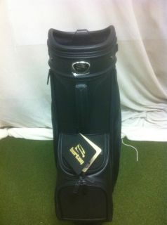 Burton Premier Cart Bag Jet Black on Black 10 Top with 6 Full