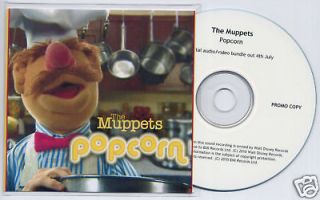 THE MUPPETS Popcorn 2010 UK promo CD Disney Hot Butter