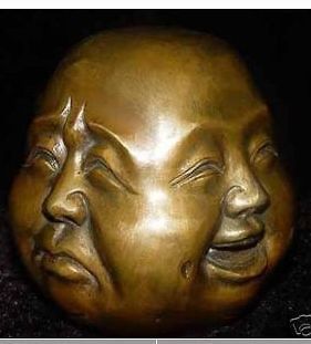 Tibetan Copper Buddhist Buddha 4 face Statue ☆☆☆☆☆