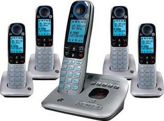 GE 30522EE5 DECT 6.0 Cordless Phone System Digital Answering with 5