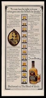 1972 Buchanans Scotch Whisky 12 single malts Cragganmore Balmenach