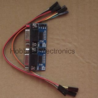 RS232 Serial Port To TTL Converter Module DB9 Connector w Cables