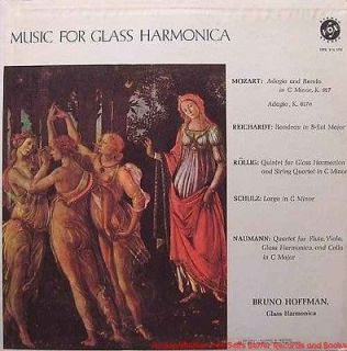 BRUNO HOFFMAN MUSIC FOR GLASS HARMONICA VOX LP