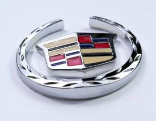 Badge Sticker Emblem Shield For Cadillac XTS SRX XLR (Fits Cadillac