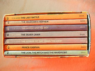 Mint The Chronicles Of Narnia Box Set Vintage C S Lewis Paperback 1970