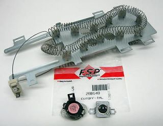 W71K for 8544771 and 280148 Whirlpool Kenmore Dryer Element and