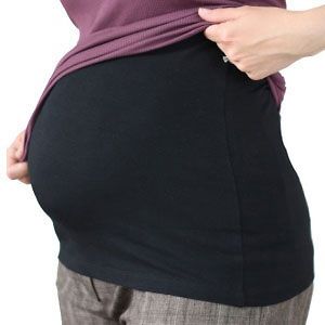 Maternity Pregnancy Over Bump Belly Band OTummy Support Belt Black or