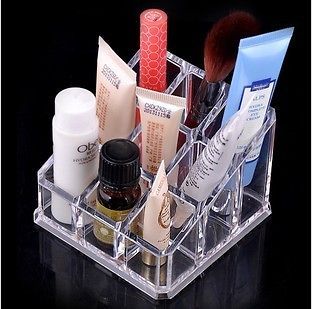 1pcs Clear Acrylic Cosmetic box Storage Cosmetic Organizer Makeup case
