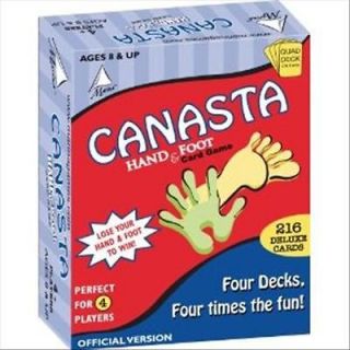 CANASTA HAND AND FOOD CARD GAME