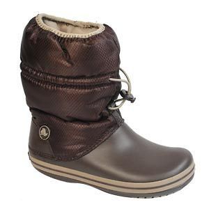 Crocband Winter Boot Espresso Brown All Women Size 5 6 7 8 9 10 11