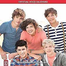 NEW OFFICIAL ONE DIRECTION 1D 2013 CALENDAR 13 GREAT PICTURES OF 1D