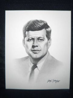 John F Kennedy President Gary Saderup Lithograph