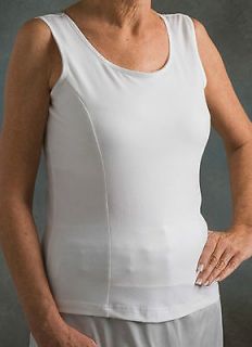 Me 520 Post Mastectomy After Surgery Camisole White Sizes Small to 3XL