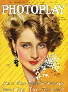NORMA SHEARER vintage mag cover 1930 PHOTOPLAY (m008)