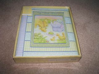 Gibson Little Pond Fabric Looseleaf Binder Baby Book New