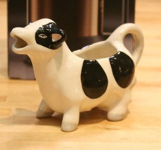 Milk Creamer Cream Dispenser for Coffee Cappuccino Porcelain COW Shape