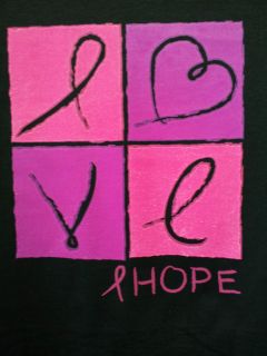Love And Hope Breast Cancer Awareness Item Support Tee S 5X Find A