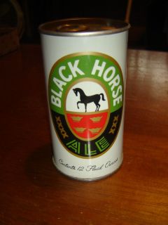 Black Horse Ale Dunkirk, NY Air Sealed Empty Straight Steel Beer Can