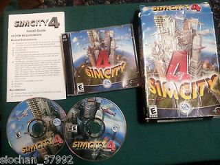 SimCity 4 PC CD for Windows Vista/XP/ME/2000. CD (NEVER INSTALLED)