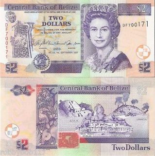 Dollars Banknote World Paper Money Currency Bill p66c 2007 Note Queen