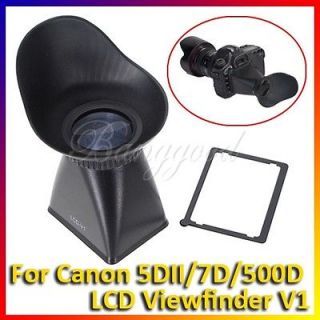 Magnifier Magnification LCD Viewfinder for Canon 5DⅡ7D 500D + Mount