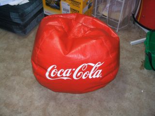 Coca cola Bean Bag Chair   Very Rare   19 Diameter approx.
