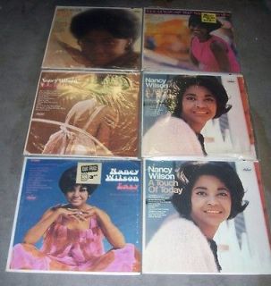 Vinyl LP Records, Lot of 10, Nancy Wilson Albums