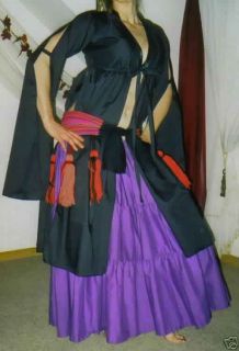 XL Ghawazee COAT bellydance renaissance costume SCA gypsy ATS cotton 6