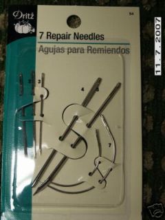 Dritz Upholstery Repair Hand Needles, Canvas, Leather