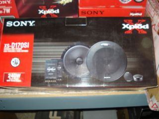 Sony XSD170SI CAR 6.5 2 WAY Component Car Speaker power