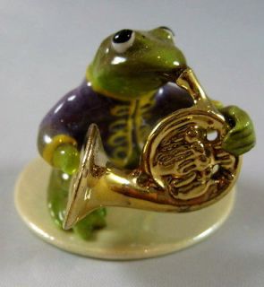 Hagen Renaker Made in America Specialties Frog French Horn Player