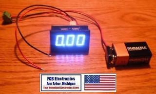 USA* Mini 100A Ammeter Panel Meter 75mV Shunt Red, Blue or Green 100