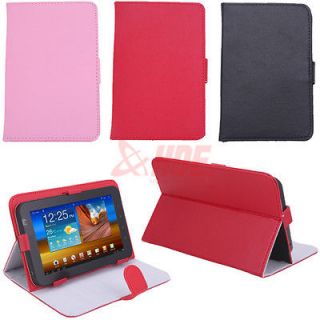 Universal 7 Inch Tablet Case Folio Leather Folding Flip Cover