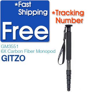 Brand New* GITZO GM3551 6X Carbon Fiber Monopod   Supports 18kg 39