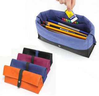 Tray Pouch   Standable Pencil Case Cosmetis Bag Makeup Toiletry Bag