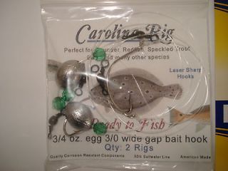 Carolina rigs 28pack (14)3/4oz (14)1oz flounder redfish trout pier