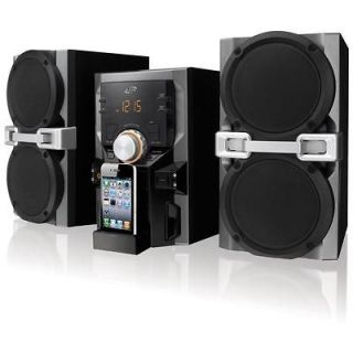 ITOUCH IPHONE DOCK HOME MUSIC SPEAKER SYSTEM CHARGER CD PLAYER RADIO