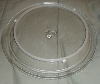 13 1/2 (13.5) dia. Microwave Carousel Tray with 10 1/2 (10.5