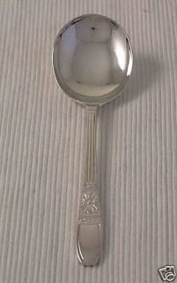 TUDOR ROSE Design COOPER BROS & SONS Silver Soup Spoon