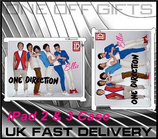 1D Personalised iPad 2 & 3 Hard Cover Case perfect Gift For 1D Fan