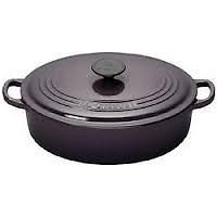 New In Box Le Creuset 3.5 qt Oval French Oven Cassis Purple