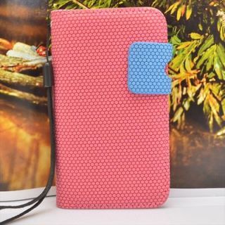 ID Card Wallet Flip Dot Leather Hard Cover Case For Apple Iphone 4s 4