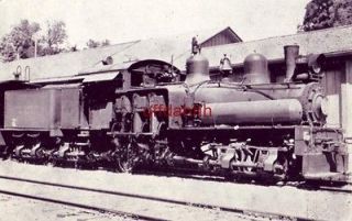 CAMINO, PLACERVILLE LAKE TAHOE RAILROADS SHAY GEARED LOCOMOTIVE No 1