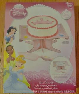 Disney Princess Wilton Colorful Cake Stand Kit with Cake Server